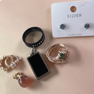 Mixed Jewelry Lot 6 pc For Crafts, Fun, sharing, whatever. Be creative